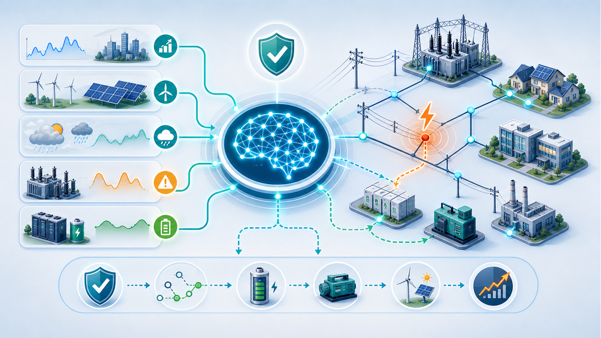 AI and Optimization for Grid Resilience